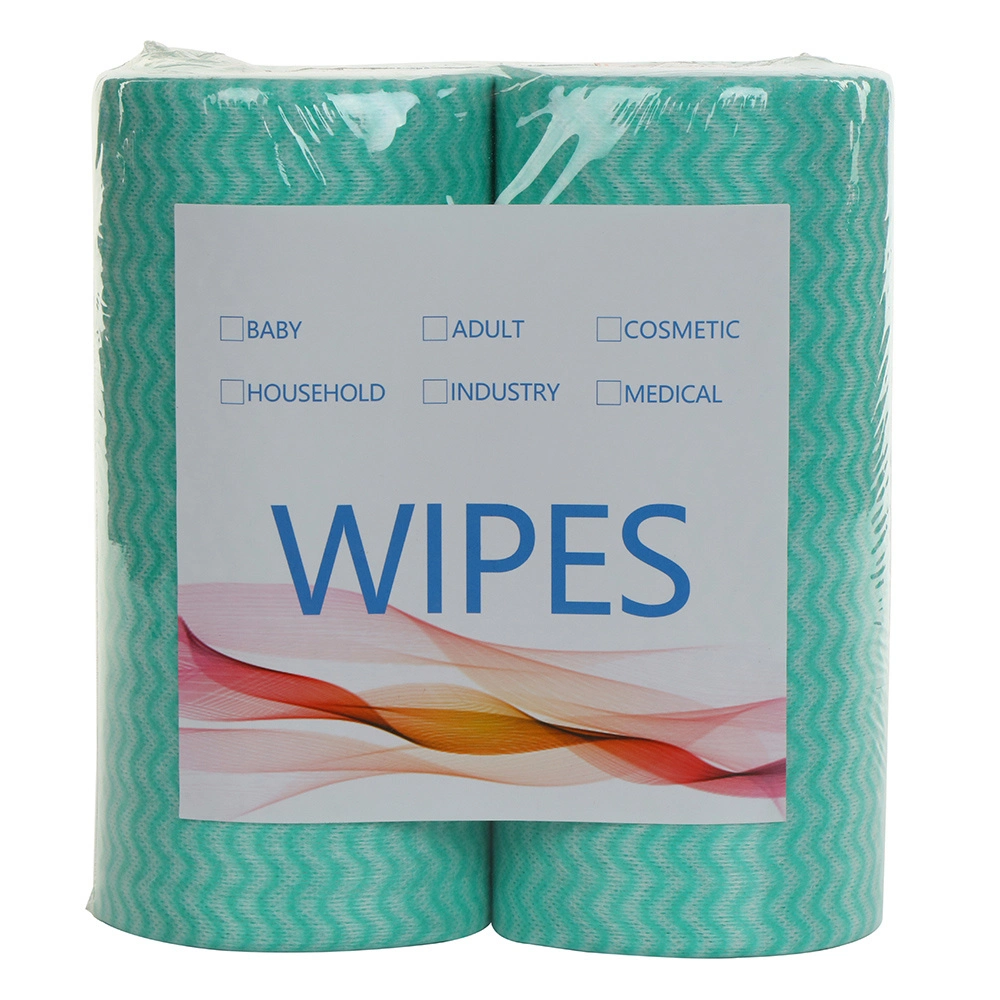 Disposable Nonwoven Cleaning Kitchen Wipes Spunlace Nonwoven Kitchen Cleaning Cloths with Printed Dish Wipe Daily Use Cloth