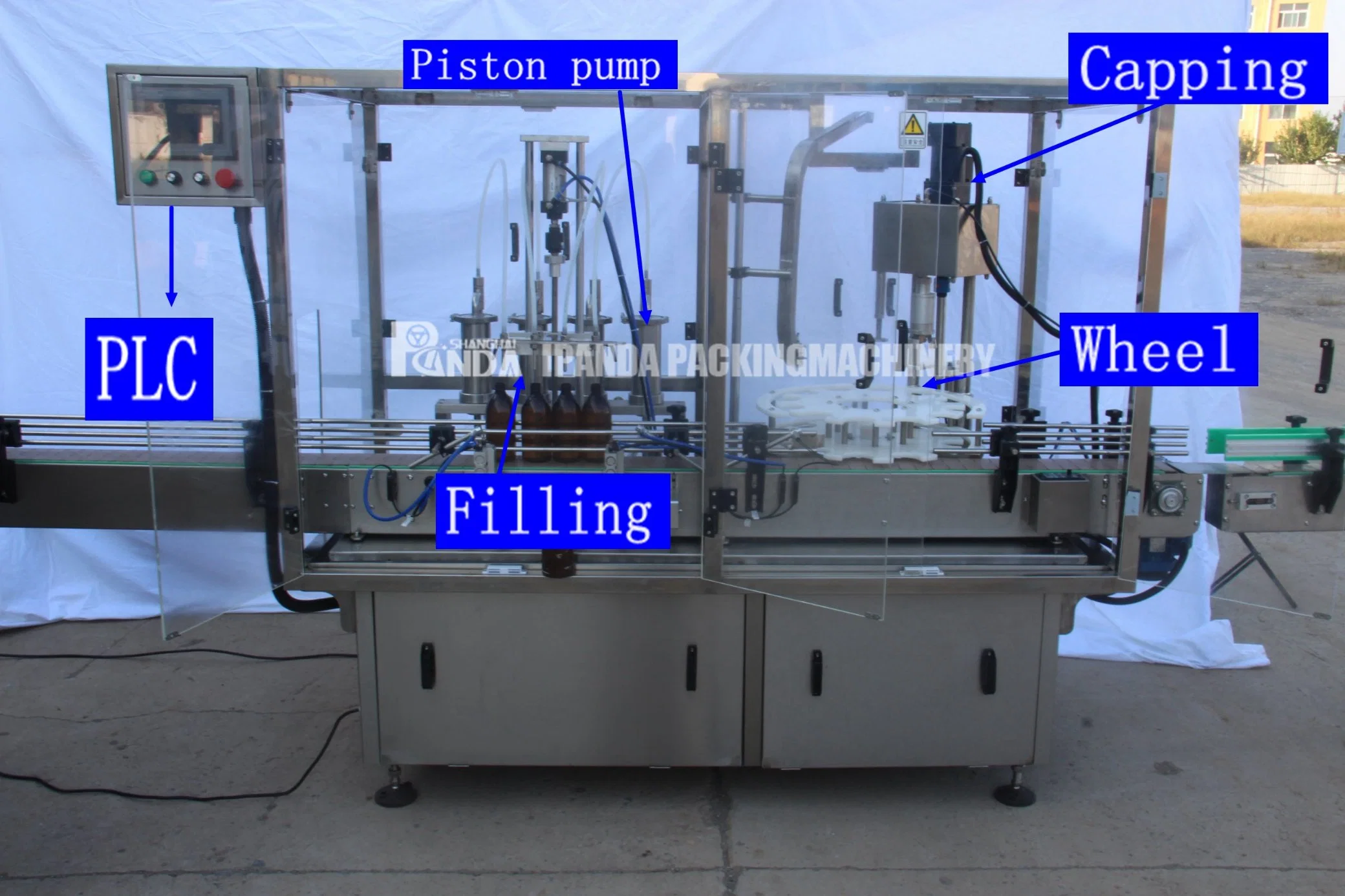 Automatic Maple Cough Syrup Filling Machine for Bottles