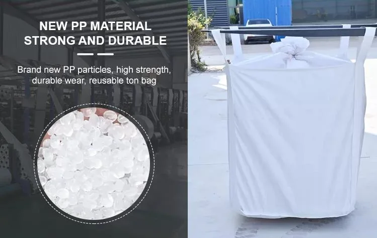 35"L *35"W * 43"H, 2200lbs, Heavy Duty Bulk Bag FIBC