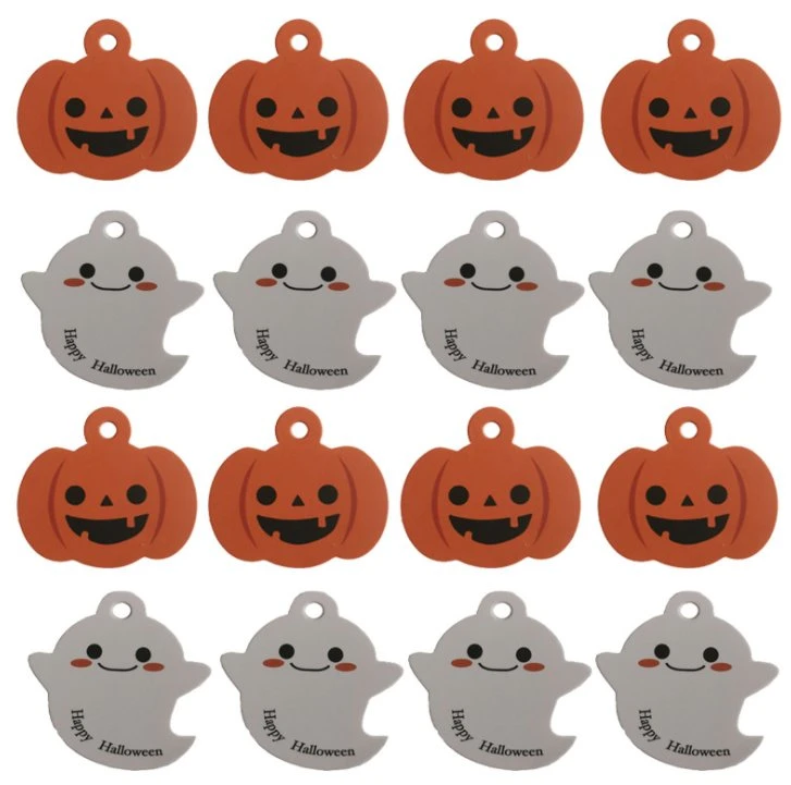 Custom Halloween Hangtag Irregular Decoration Colors Hangtag