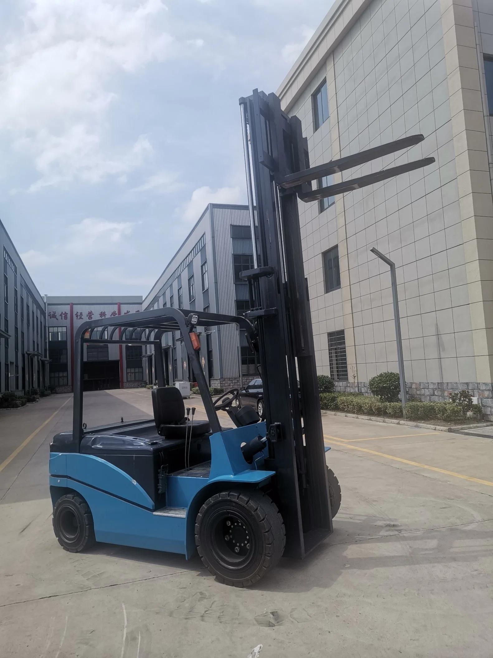 Factory Price Seated Type Rated Capacity 3ton Electric Counter Balance Mini Forklift with AC Motor Zapi / Curtis Controller