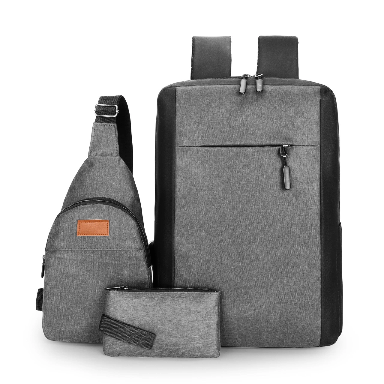 USB Charging Shoulder Bag Men Business Backpack Computer Bag