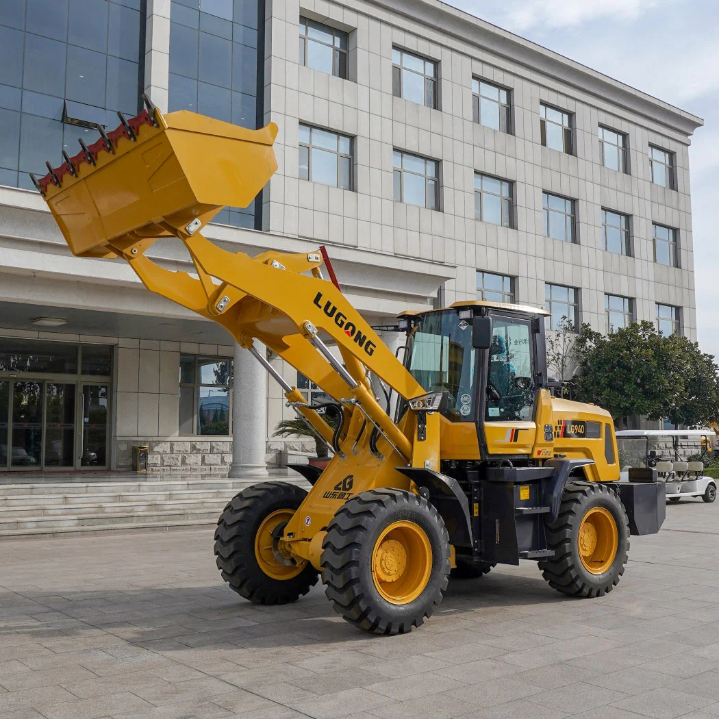 Колесный погрузчик 2.2tons Loder с высокой мощностью двигателя погрузчиков обратной лопаты