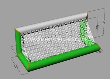 See Schwimmende Fußball-Spiele Aufblasbares Wasser Fußball Tor Net