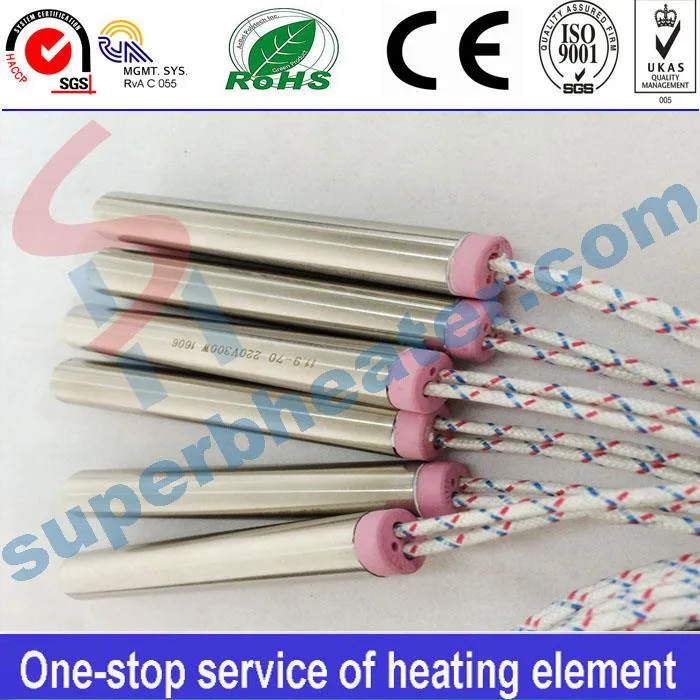 Factory Directly 3D Printer Element Cartridge Heater with 15' Lead Wire