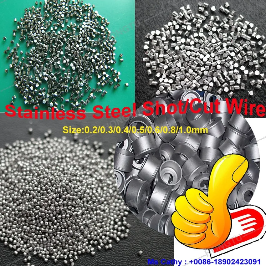 Blasting Media Stainless Steel Cut Wire Shot for Deblurring and Cleaning of Weldments