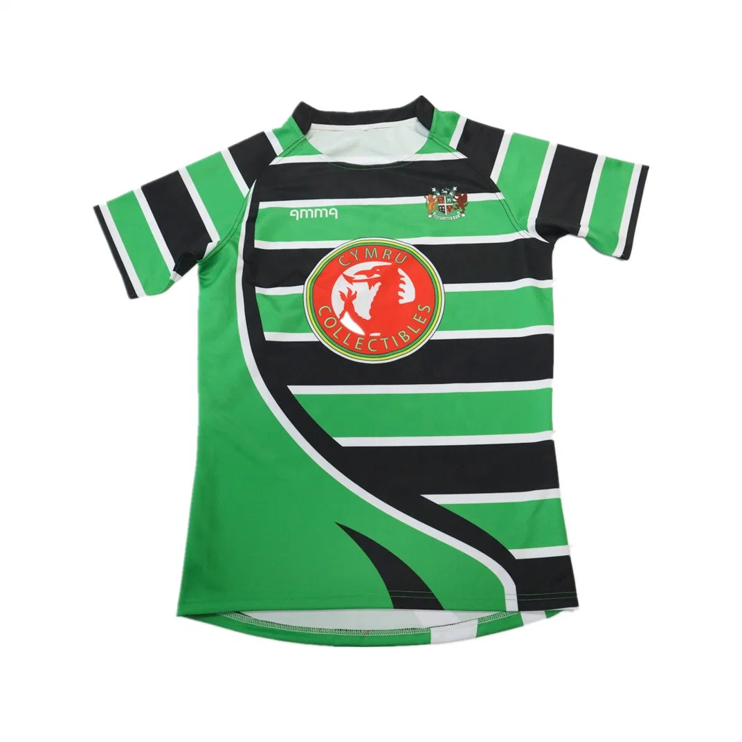 Sports Goods Custom Best Sublimation Rugby Jersey Rugby Football Wear Shirts & Tops Sportswear for Unisex Adults