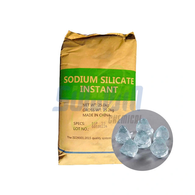 Suministro de fábrica de silicato sódico CAS 1344-09-8 Precio polvo sólidos líquidos Silicato