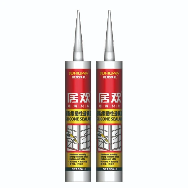 Acetic Transparent Silicone Sealant for Glass Window