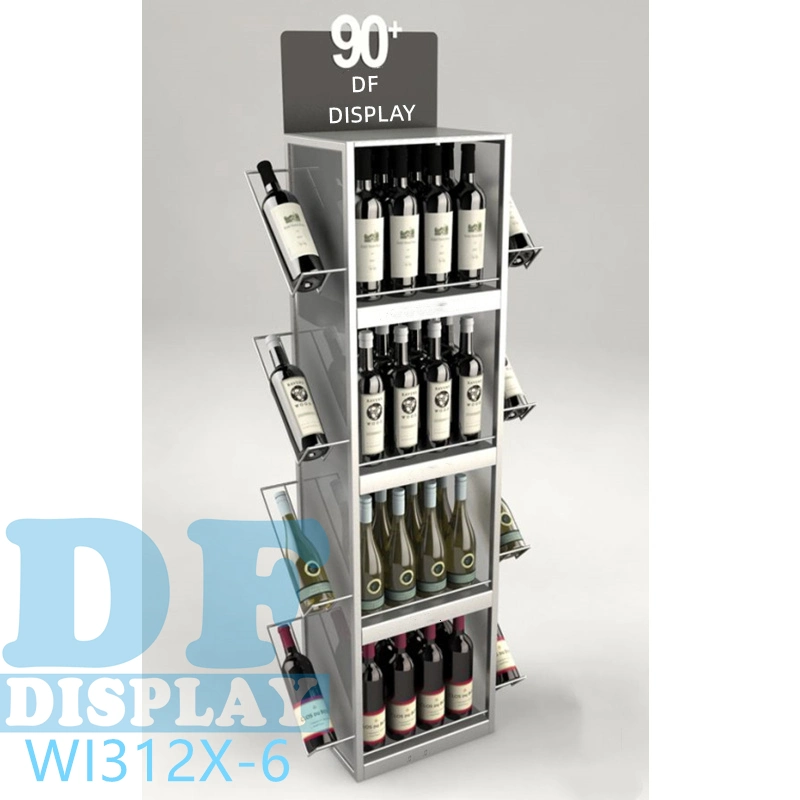 Hot Sale Wine Bottles Commercial Wood Bottle Rack Industrial Reclaimed Rustic Wine Glass Rack Wine Rack Decoration Wooden Wine Bottle Holder