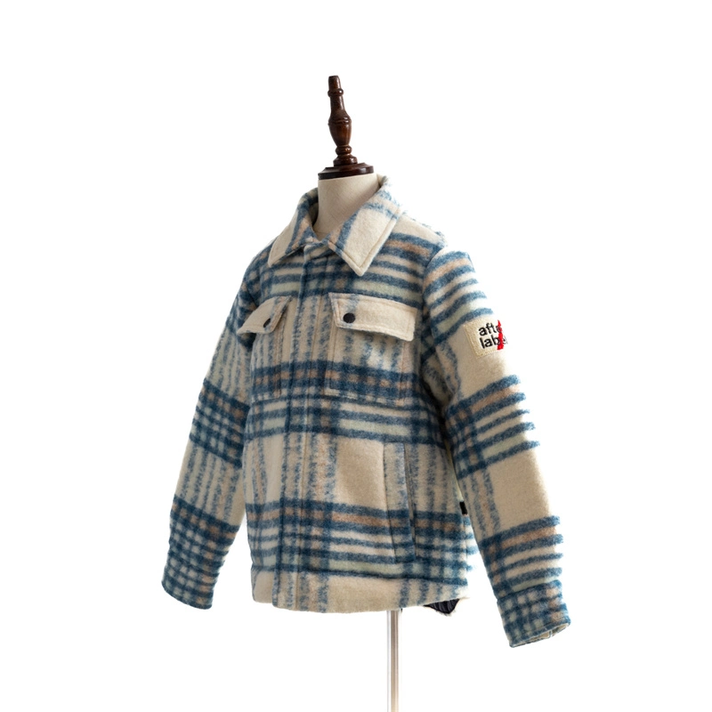 Children's New Fashion Leisure Woolen Padding Coat OEM Exported Standard