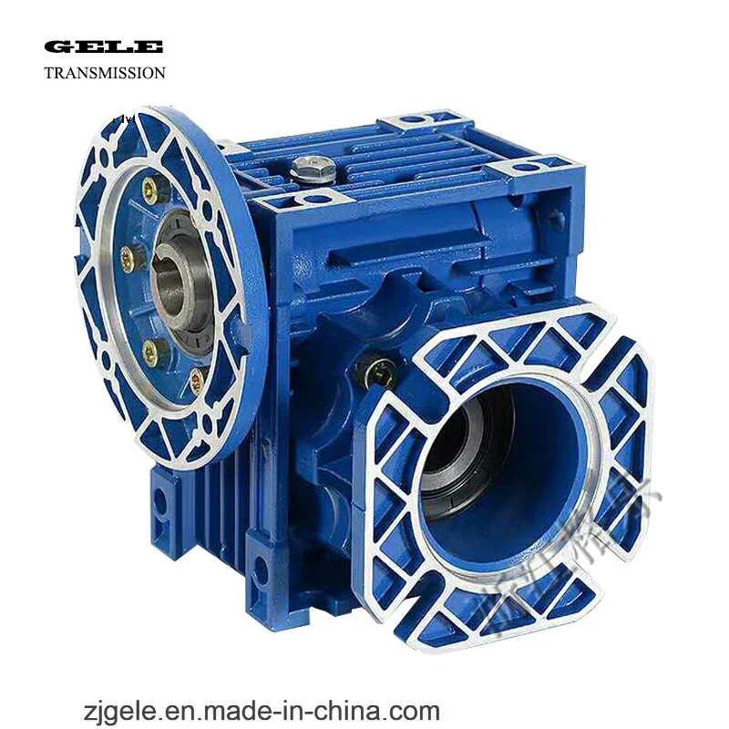 Carbonize &Quencher Heat Treatment Worm Gear Box with IEC Motor Flange