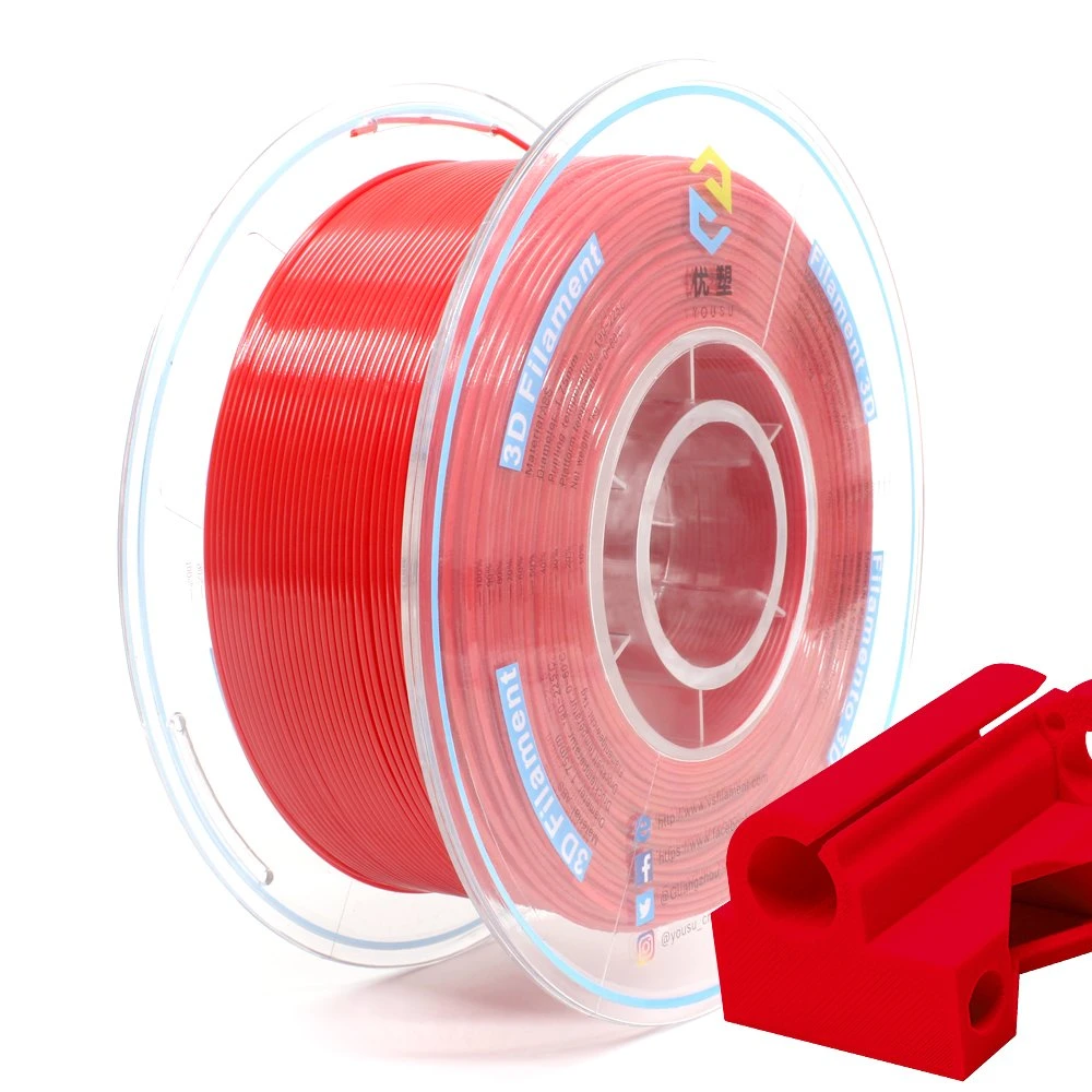 Wholesale/Supplier High Toughness 3D Printer ABS Filament 1.75mm 2.85mm 3D Printing Material 1kg Red