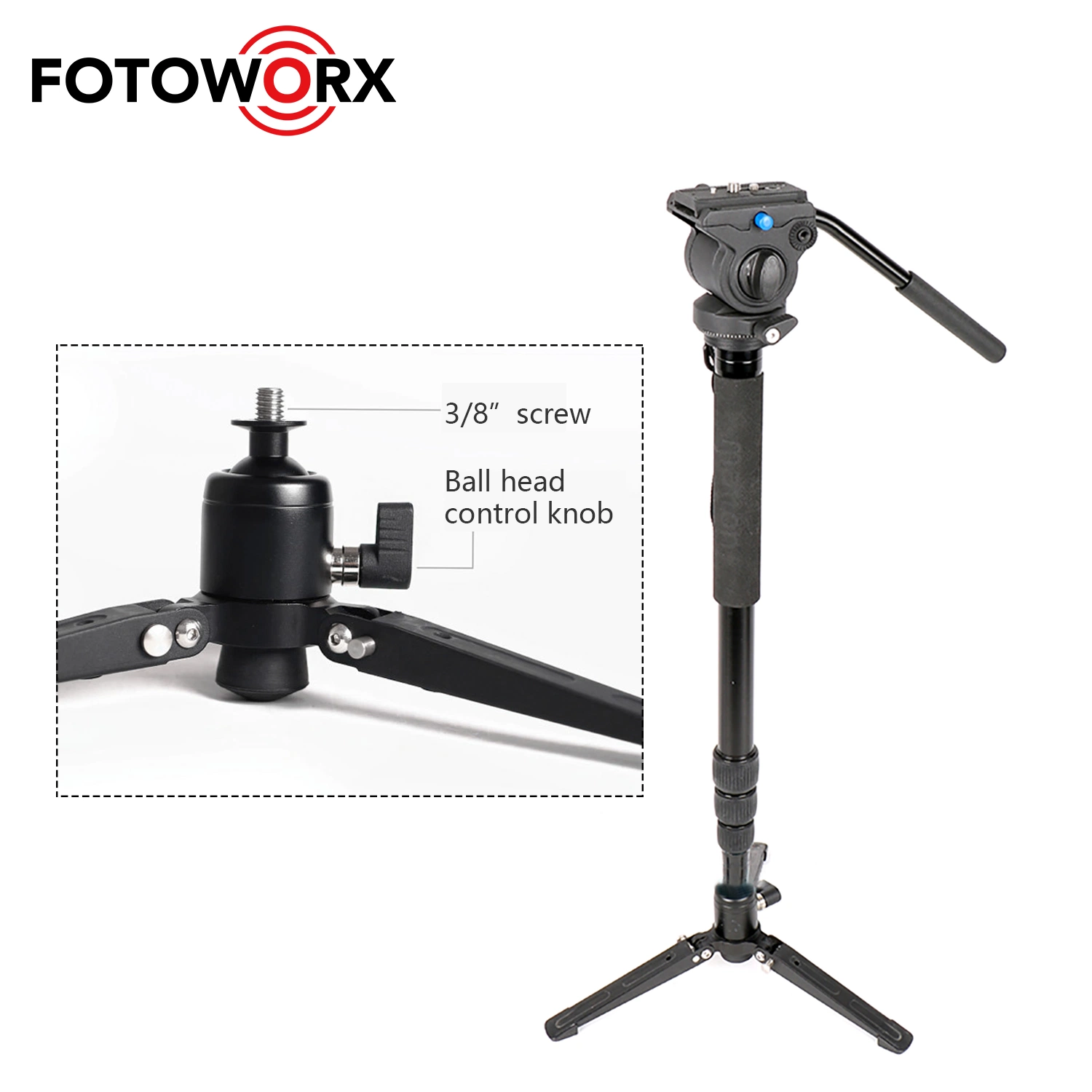 Trépied Monopod socle stable de soutien pour la photographie reflex numérique