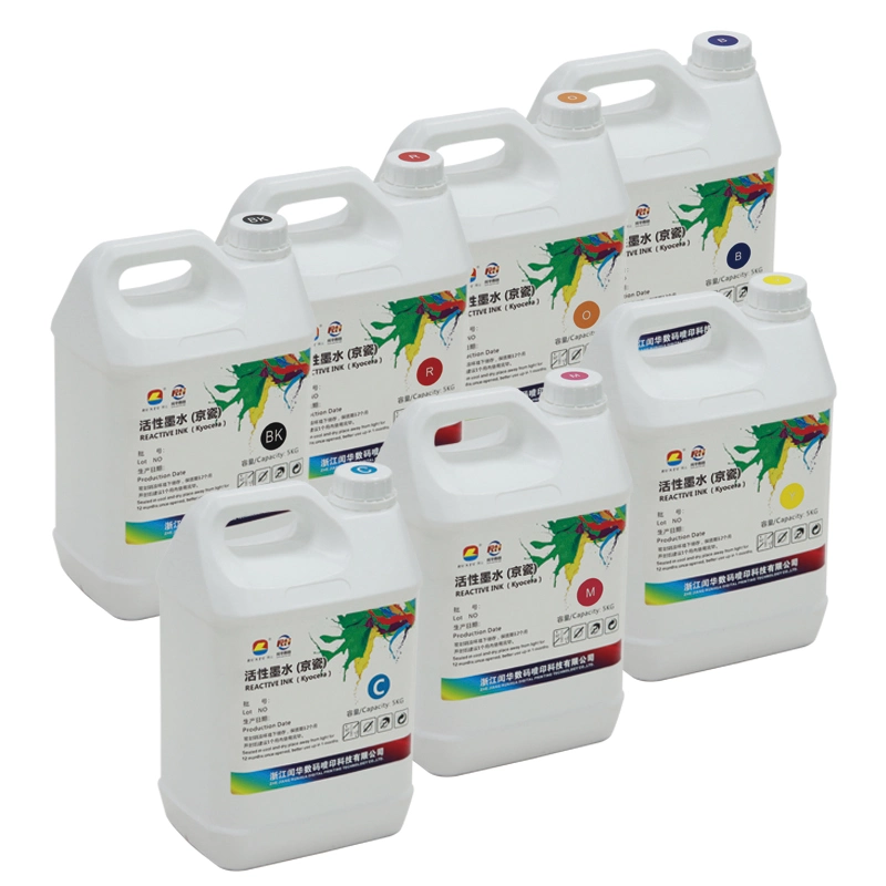 High quality/High cost performance Customed Reactive Digital Printing Ink for Kyocera Bdr Red