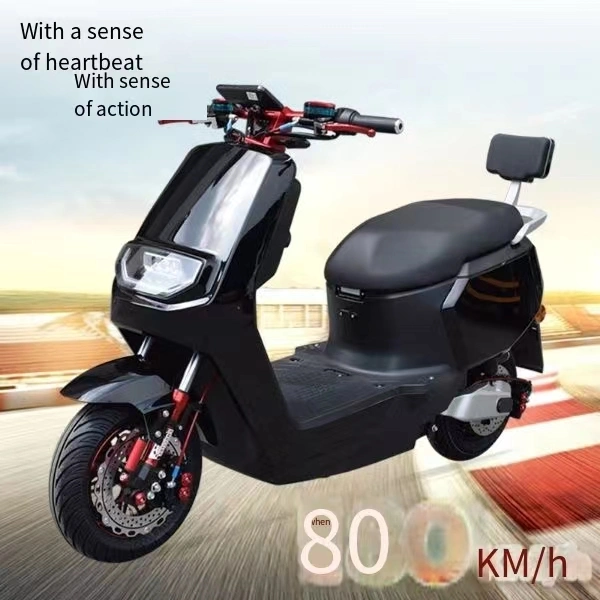 Safe Two Wheel Big Motor Power Speed 45km/H motocicleta eléctrica Para la mujer