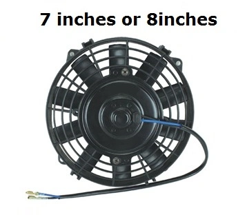 16 Inch 12V/24V Auto Air Conditioning Condenser Cooling Electric Motor Fan