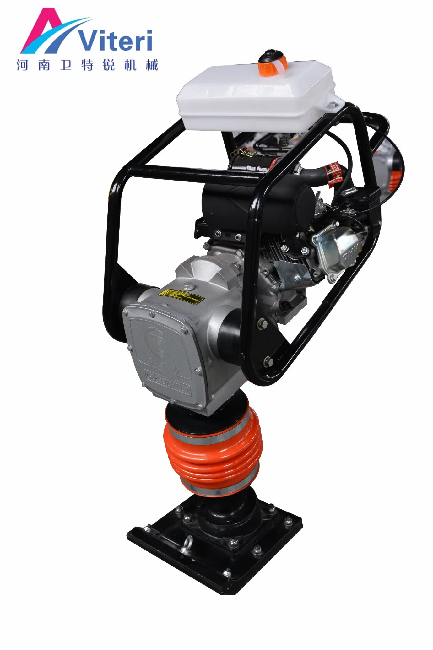 Aceite Diesel Tipo 125 Compactador Vibratorio de suelos de hormigón Diesel Tamping Máquina de tampeo máquina de tampeo