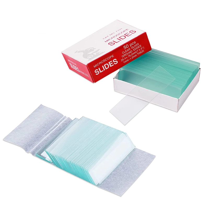 Laboratory Polished Edges Frosted Prepared Microscope Glass Slide 7105 Microscope Slides