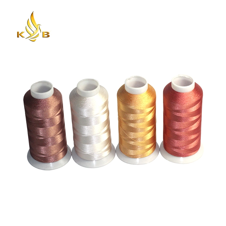 Kingeagle China Supplies Rainbow Color Rayon Embroidery Thread for Machine