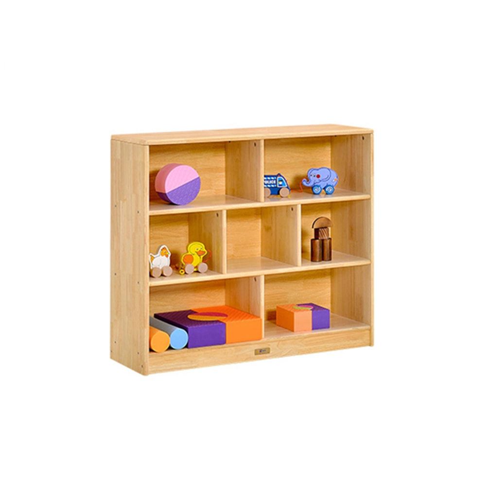 Kids Nursery Toy Storage Cabinet, Preschool and Kindergarten Day Care Wooden Book Cabinet, Children School Classroom Furniture, Baby Storage Cabinet