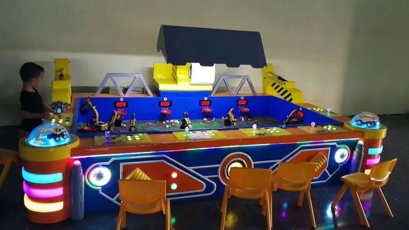 Parque de Atracciones de Control Remoto de la excavadora Excavadora de juguete Kid Máquinas de Juego