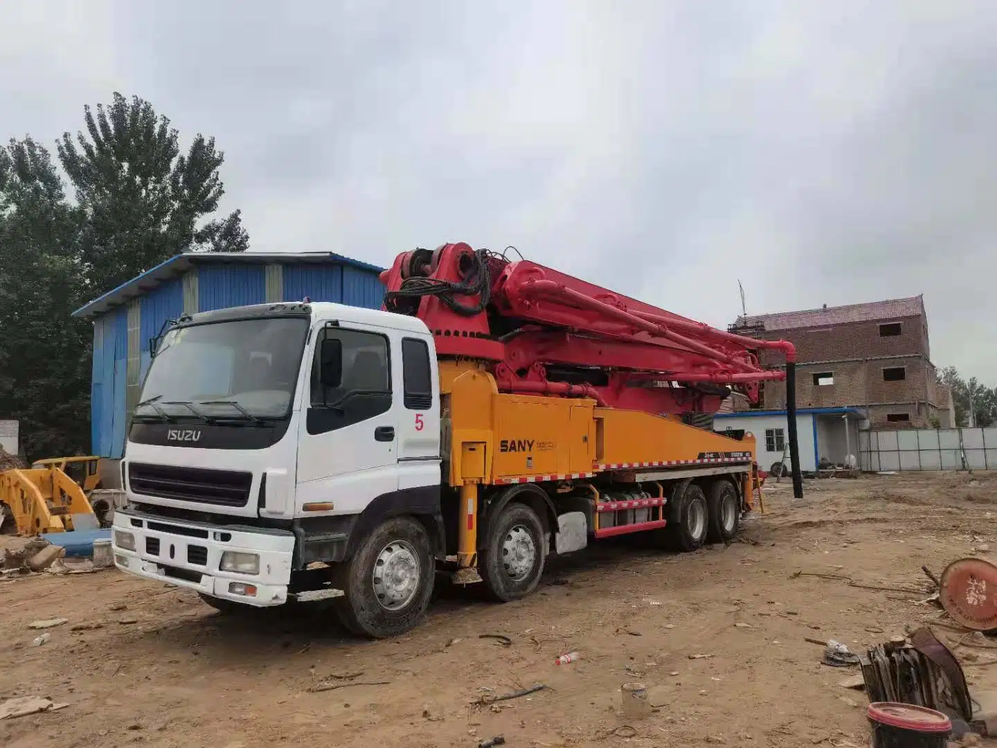 Used Construction Concrete Machinery 46m Sany Concrete Pump