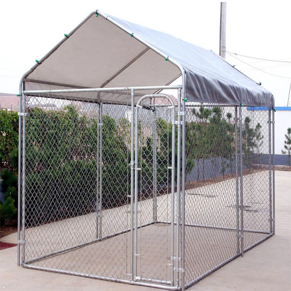 Animaux de compagnie 304 cage en acier inoxydable PET Teddy Dog Bed Fournisseurs de maison d'animaux