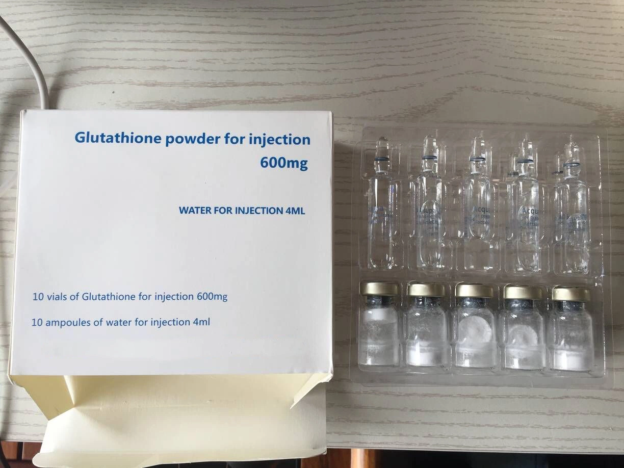 Glutathione Powder for Injection 600mg 2.4G with GMP, OEM