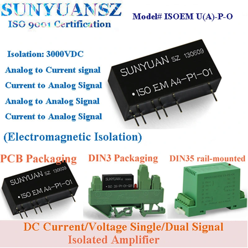 Isolated Voltage/Current Signal Output 24VDC Power Supply Signal Conditioners