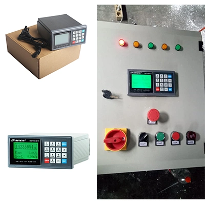 Supmeter AC220V LCD Electronic Belt Feeder Weigh Indicator, Conveyor Belt Weigher Scales Feeding Flow Controller