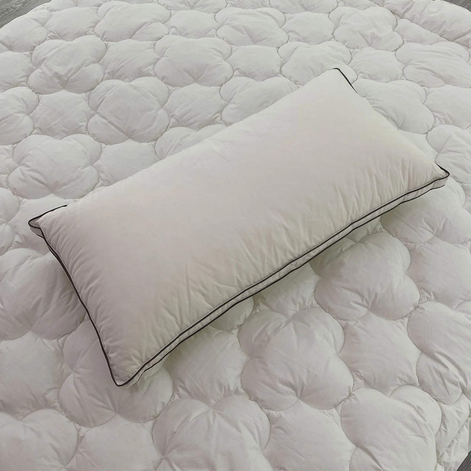 Breathable Super Soft White Customized Size Dacron Pillows