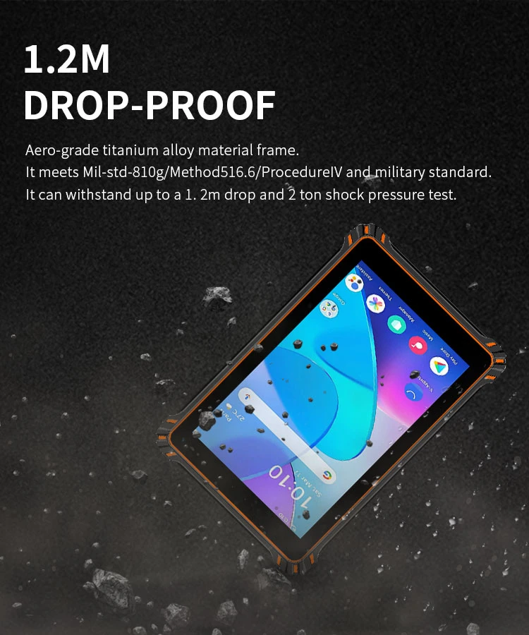 Mil-Std-810g Certificate IP65 Waterproof 10.1 Inch IPS Screen 8500mAh/3.7V Heavy Duty Windows10 Industrial PC Rugged Extreme Tablet Price