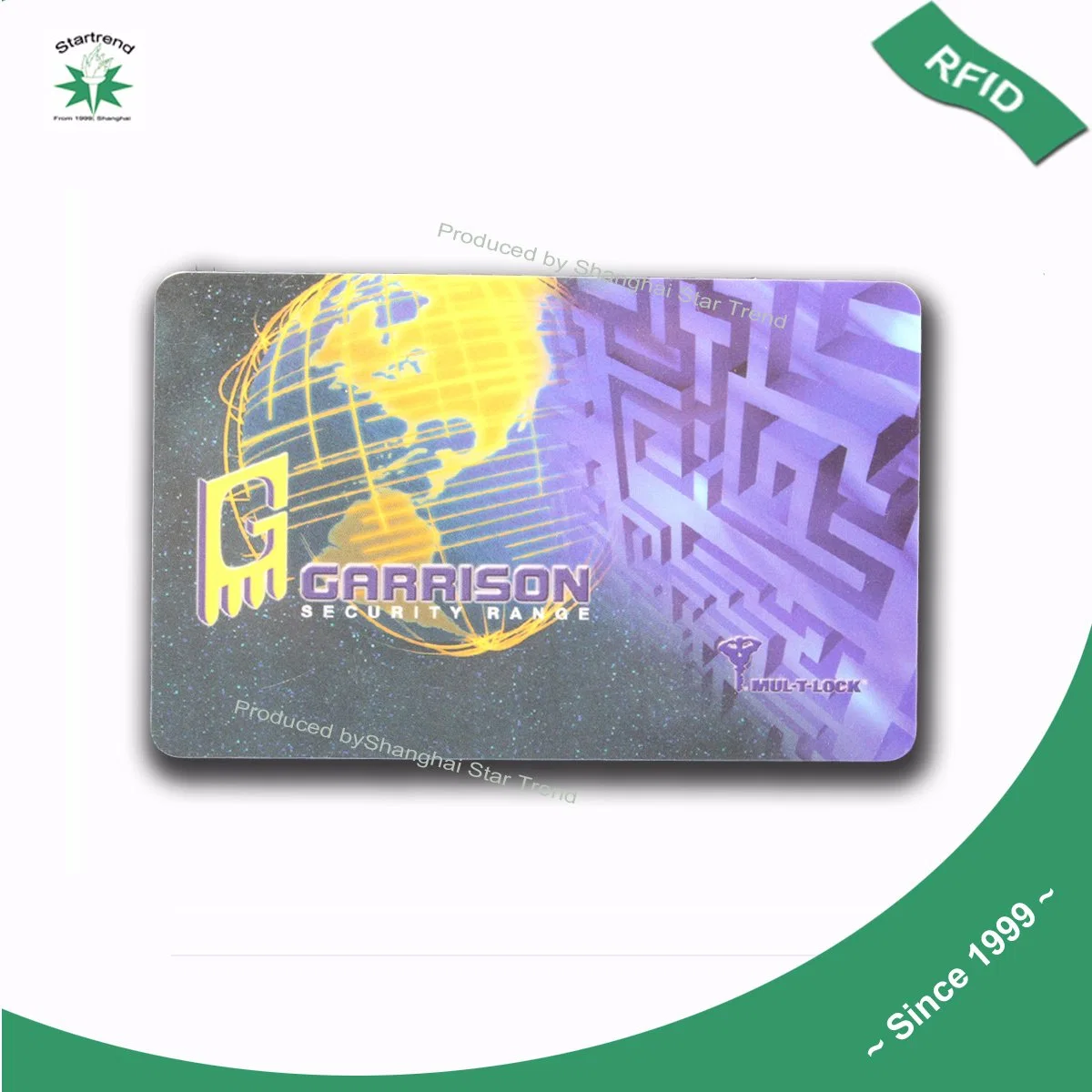 125kHz Contactless Atmel T5577 PVC RFID Card for ID Solution