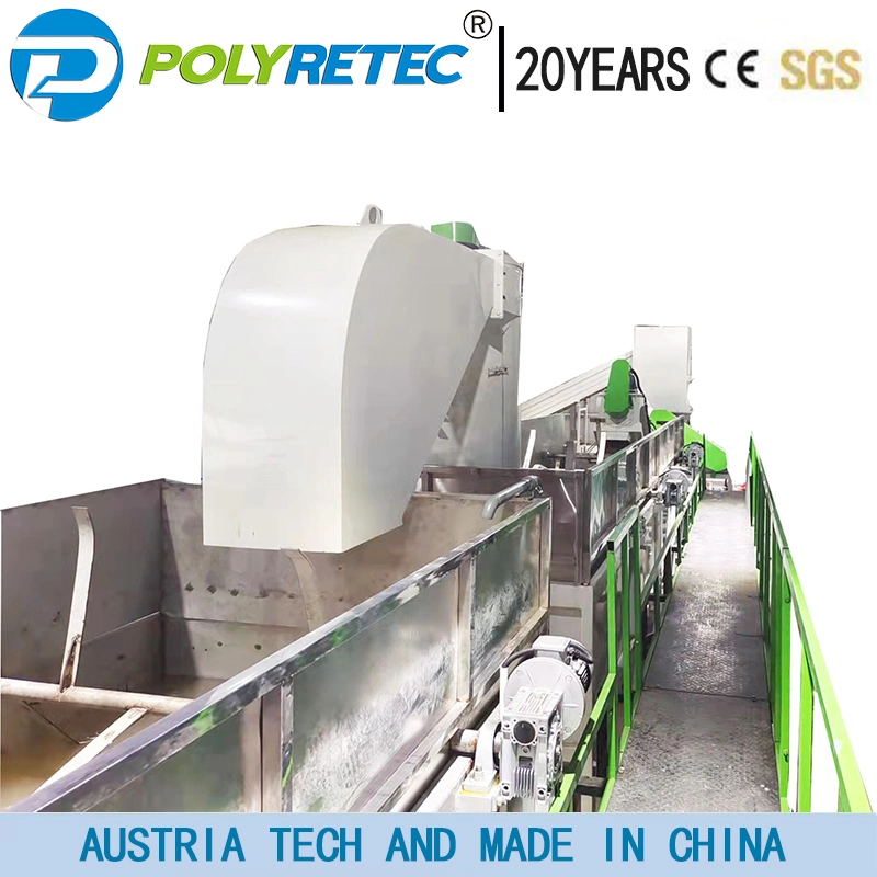 Waste PP/PE/LDPE Plastic Agricultural Greenhouse Film Crushing Washing Recycling System with CE Certificate