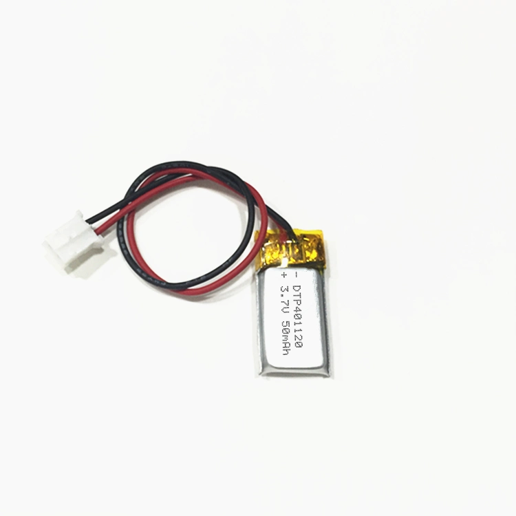 CB Approved Dtp401120 3.7V 55mAh Lipo Battery Lithium Polymer Battery for Earphone Headset