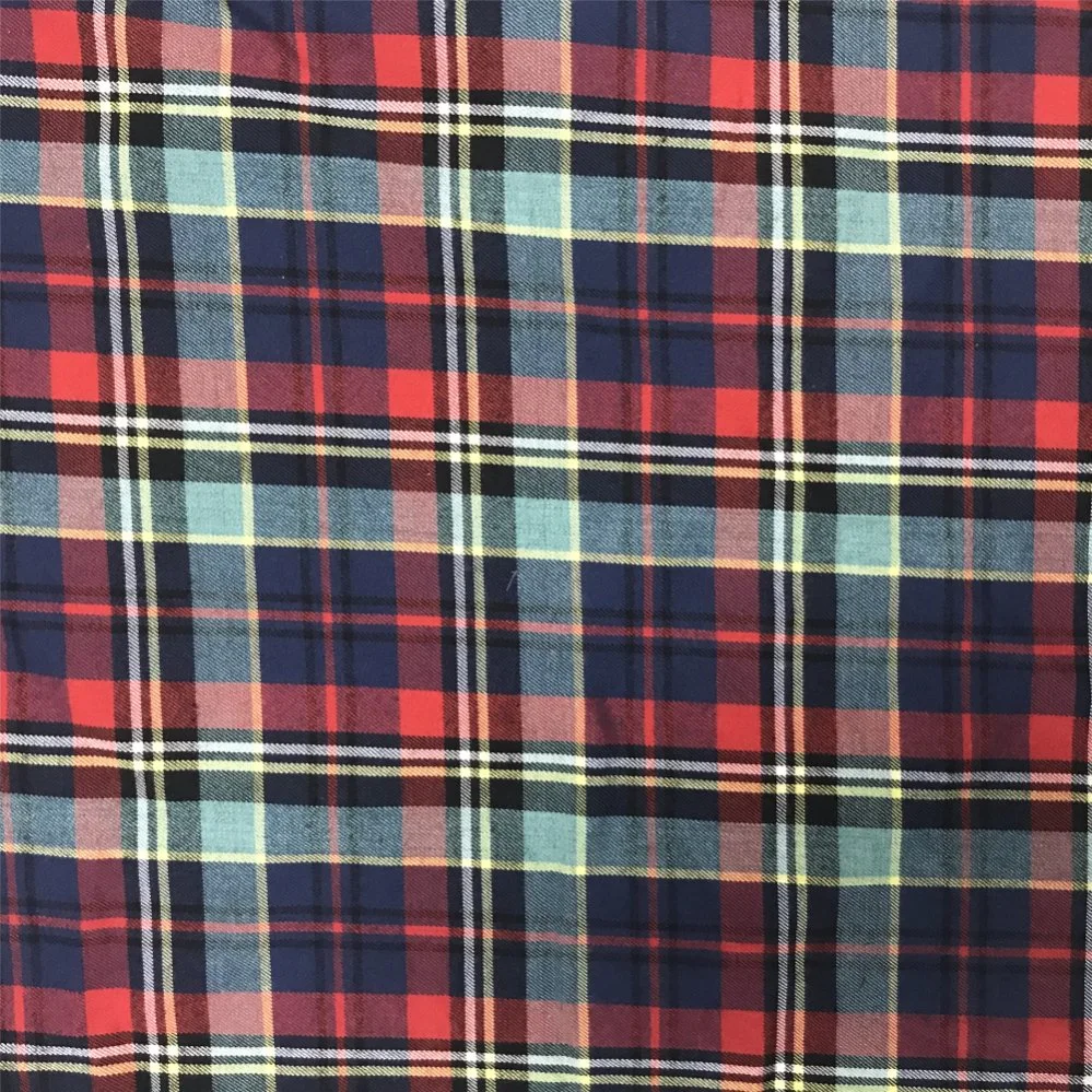 Brusehd Cotton Wool Yarn Dyed Check Fabric