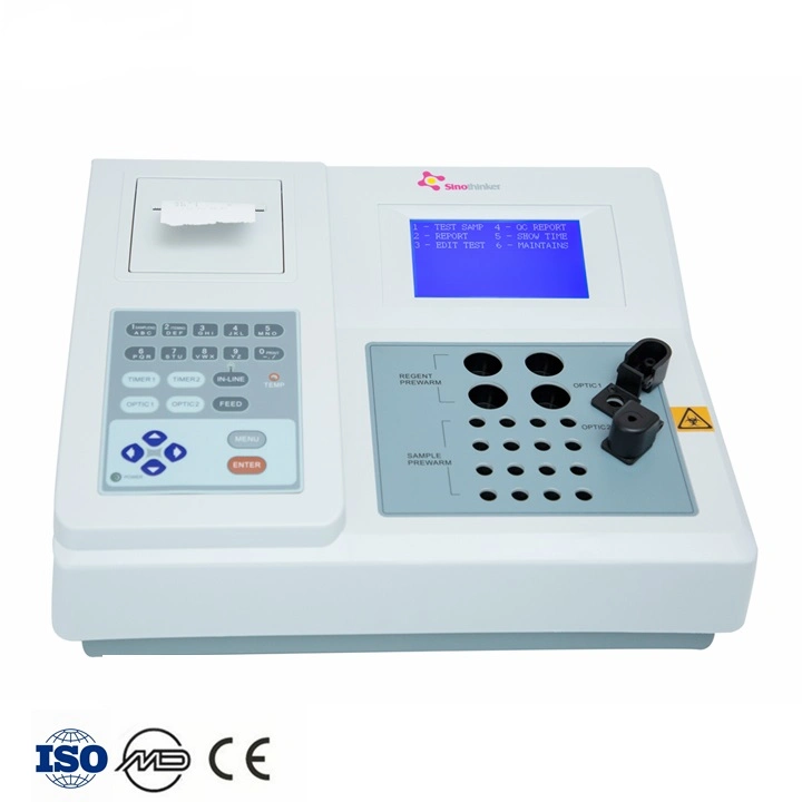 Medical Semi-Auto Laboratory Multitest Chemistry Coagulation Analyzer