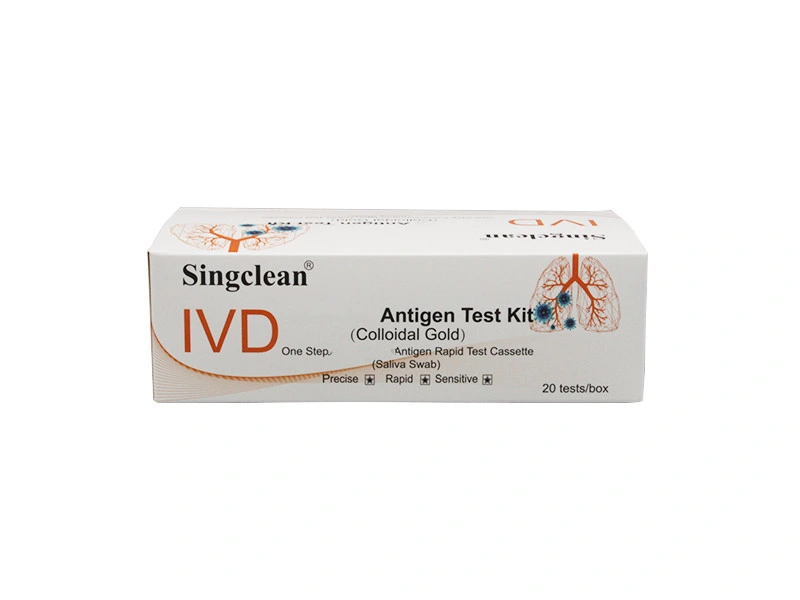 Singclean Test Rapide d'Antigène Salivaire Nasal à Haute Précision pour les Maladies Infectieuses.