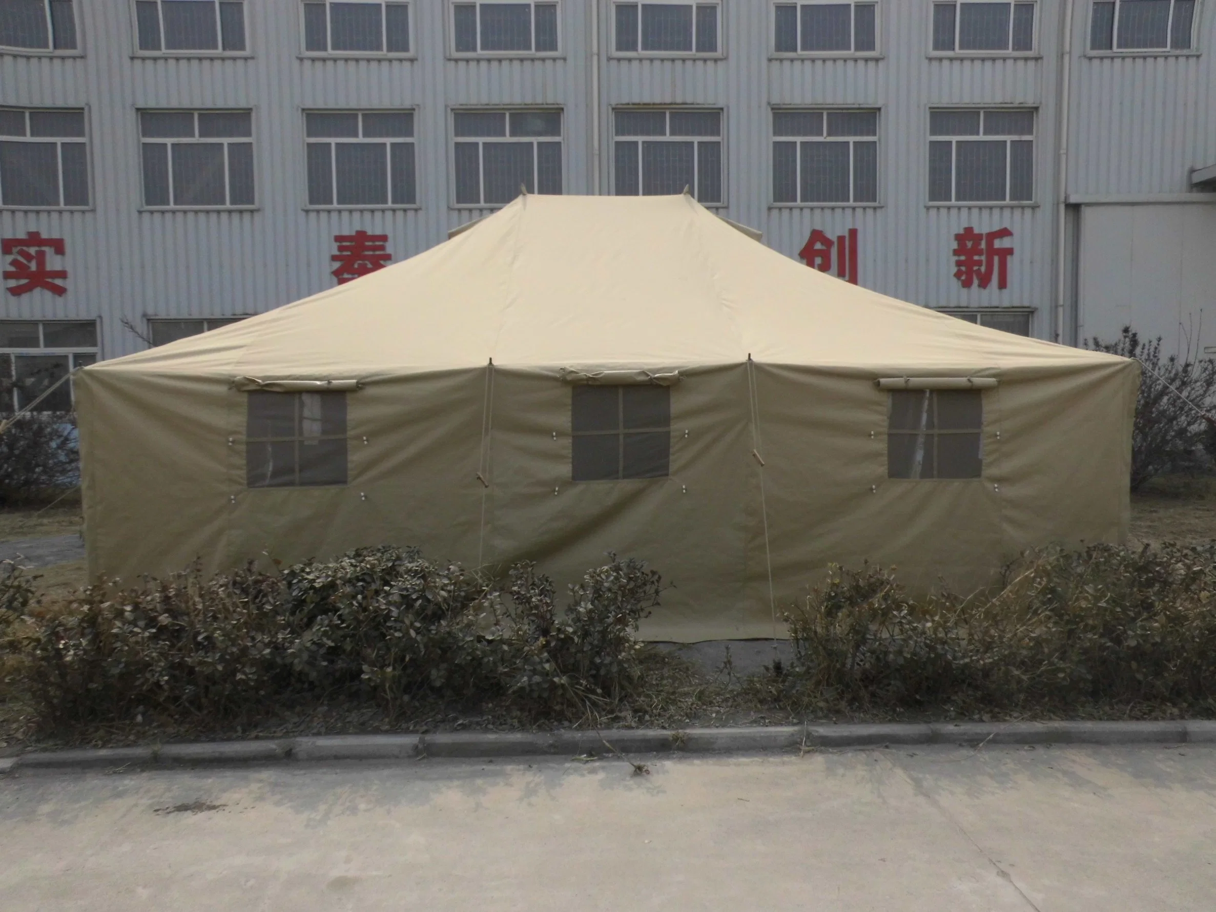 Carpa de estilo militar de polo de construcción fácil