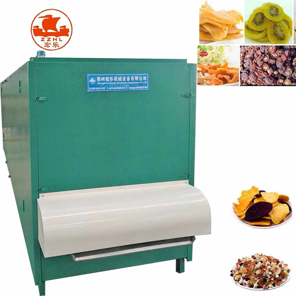 6000*1100*1600mm Roaster Continuous Belt Type Roasting Zhengzhou Hongle Drying Dehydrator Machine