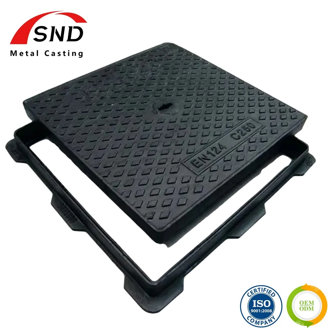 D400 En124 Anti-Static SMC Manhole Covers 700mm/Drain Covers GRP Manhole Cover Gas Station Manhole Cover/Water-Proof Well Lid