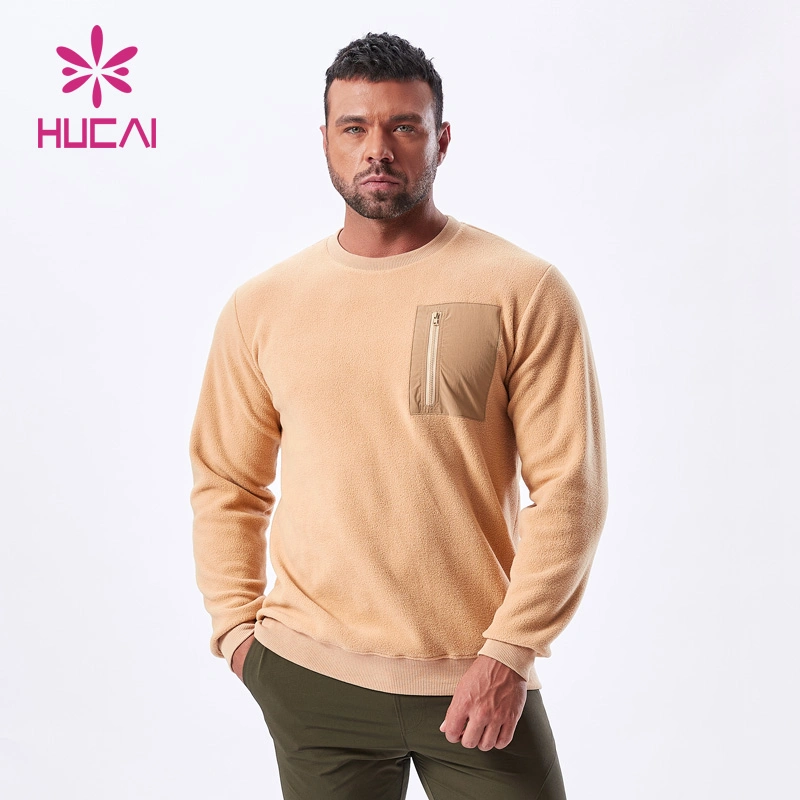 Sweatshirt Atacado Apparel Fleece with Pocket Gym Wear para homem
