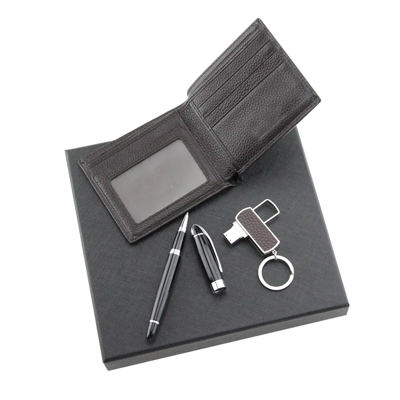 Customized Corporate Gift Set with USB Pen Drive Executive Box