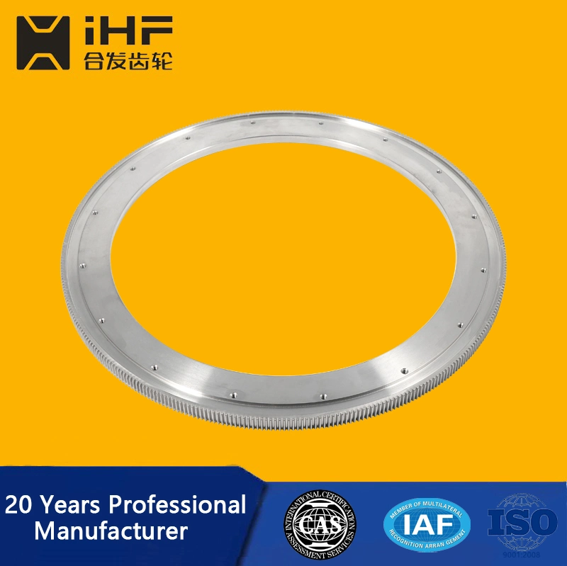 Ihf Forged Alloy Steel Transmission Metal Reduction External Gear Ring with Spare Parts