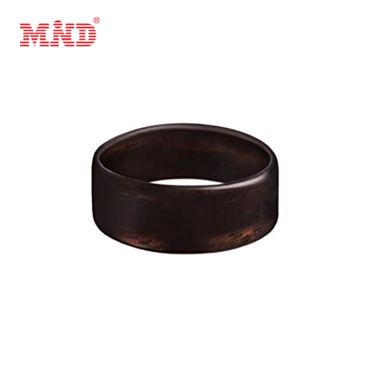 RFID Custom Logo High Reading Distance Wood NFC Phone Ring Social Smart NFC Ring mit Chips