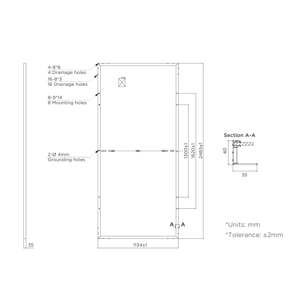 New Technology 570W 580W 590W 600W Full Black PV Modules with Mc4 Connector