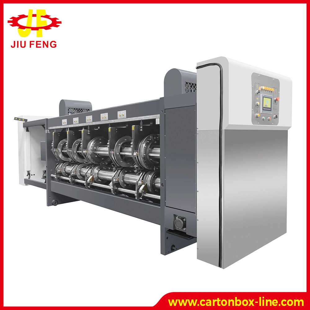 مجموعة ماكينات تجميع علب مضلعة Jf1628 G5 Automatic High Speed Flexo Printer Slotter Die-Cutter Machine (Roller to Roller, Top Printing)