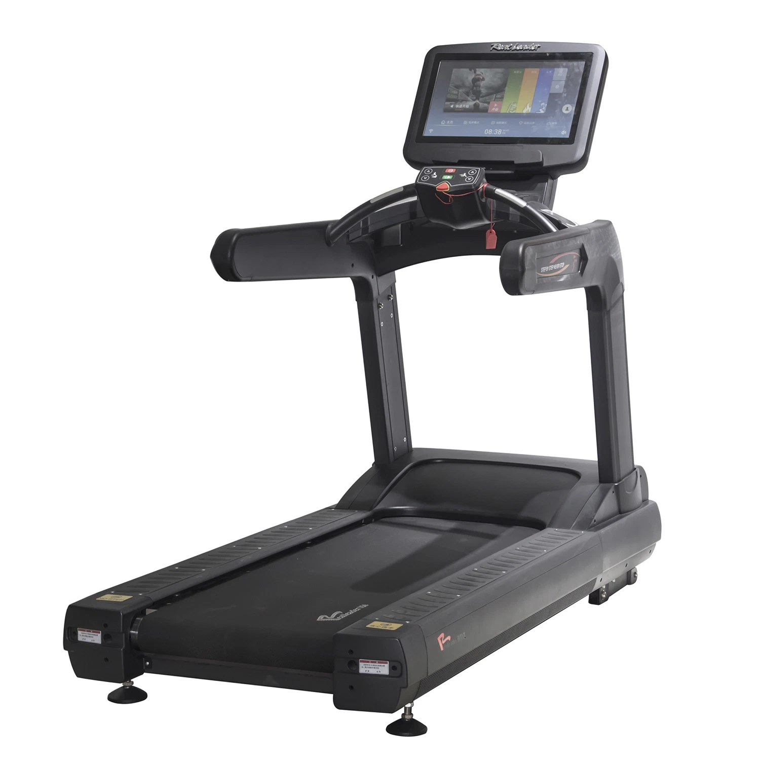 Realleader Ginásio Fitness Equipment Comercial Máquina de Funcionamento Manual Motorizada Ecrã Táctil Trademill