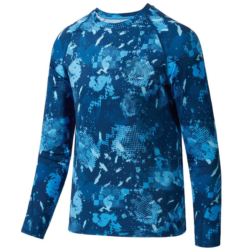 Custom Design Outdoor Polyester Sublimation Quick Dry Uniform Long Sleeve T Shirts Fishing Wear